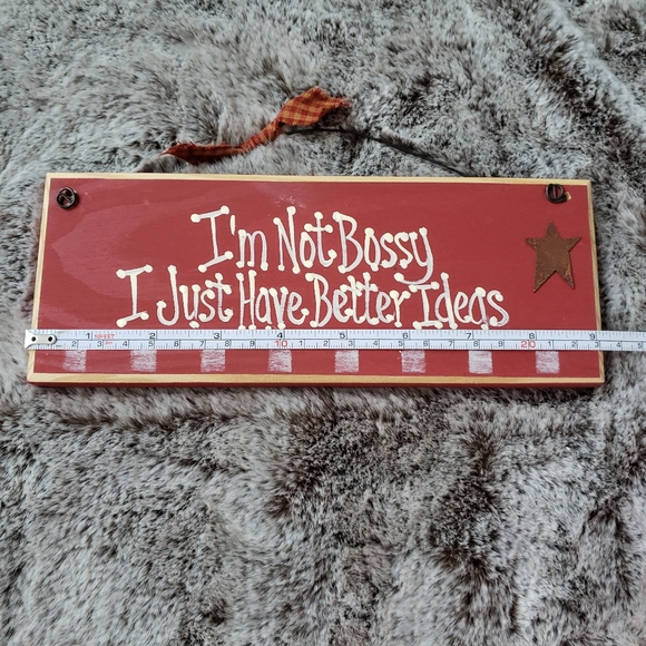 Red Rustic Country Sign - Picture 5 of 6